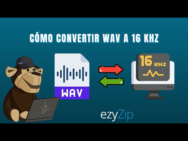 Convertir tasa de muestreo WAV a 16kHz (Guía simple)
