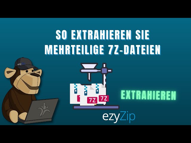 So extrahieren Sie Multipart-7Z-Archive (7z.001, 7z.002 usw.) Dateien