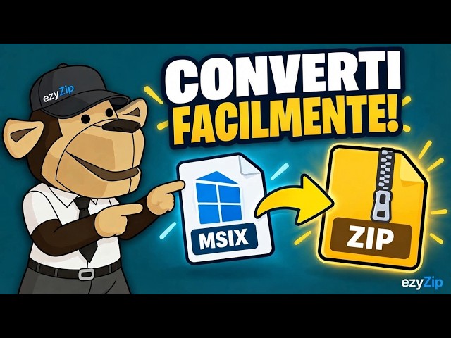 Come convertire MSIX in ZIP