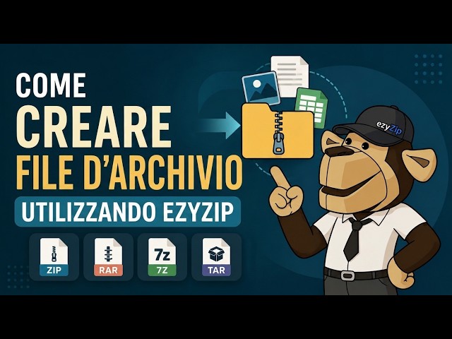 Come comprimere file online con ezyZip (gratis, senza installazione)