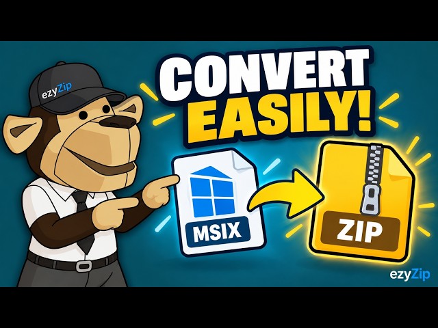 How to Convert MSIX to ZIP