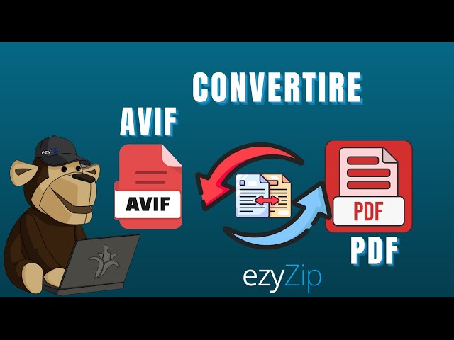 Come convertire AVIF in PDF
