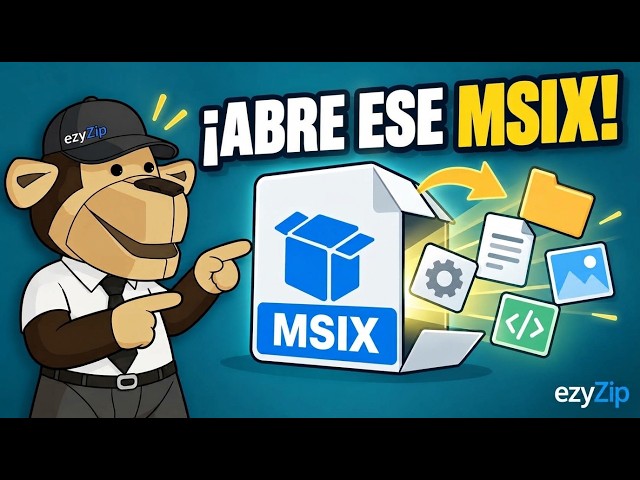 Cómo extraer archivos MSIX
