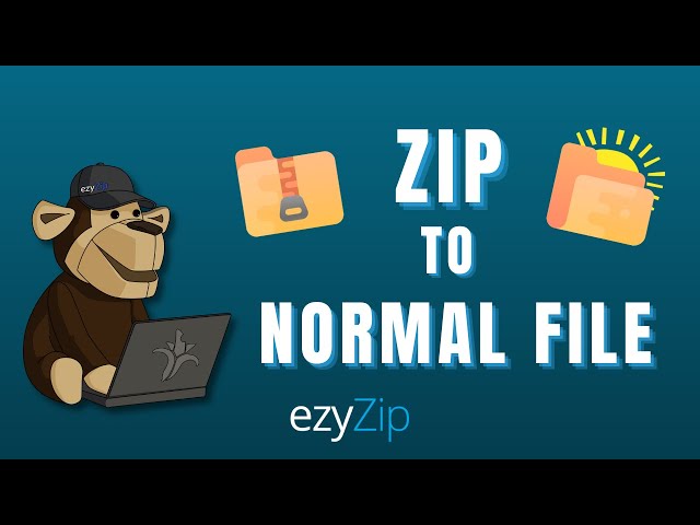 How To Convert ZIP to Normal File