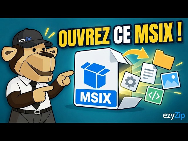 Comment extraire des fichiers MSIX