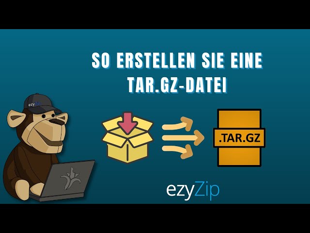 So erstellt man TAR.GZ-Archive online