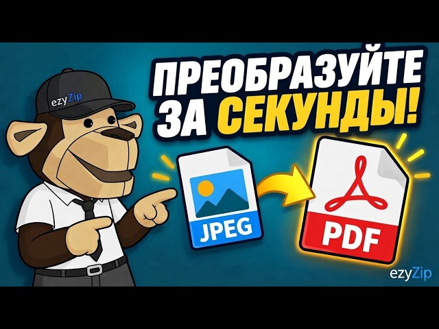 Как конвертировать JPEG в PDF онлайн бесплатно