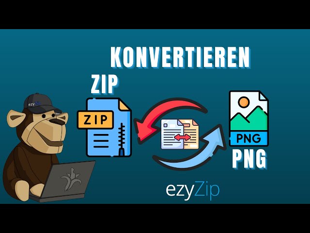 So konvertieren Sie ZIP in PNG