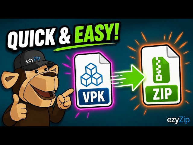 How to Convert VPK to ZIP