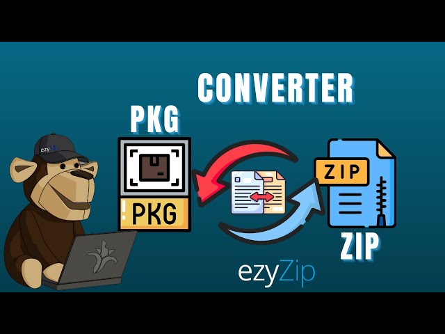 Como converter PKG para ZIP (Guia simples)