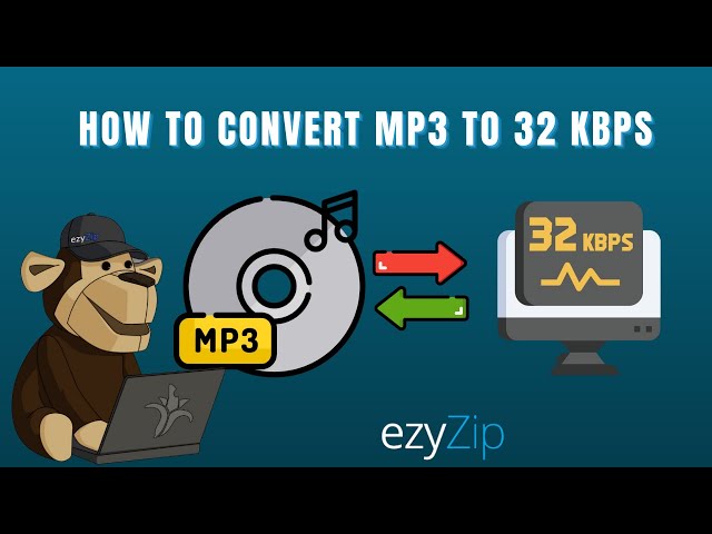 Convert MP3 Bitrate to 32kbps (Simple Guide)