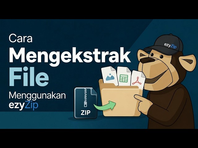 Cara Mengekstrak File pk4 secara Online dengan ezyZip (Gratis, Tanpa Instalasi)