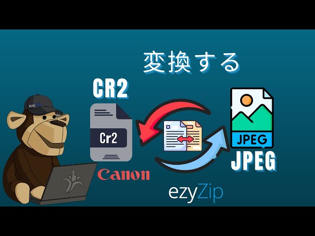 キヤノンCR2を数秒でJPEGに変換する方法！