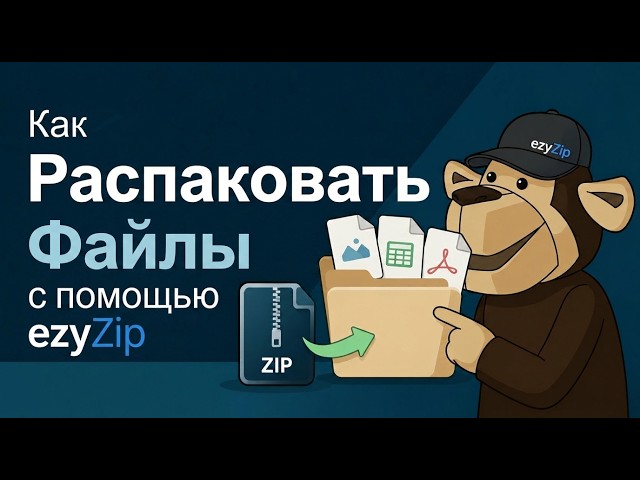 Как извлечь файлы rnc1 онлайн с помощью ezyZip (бесплатно, без установки)