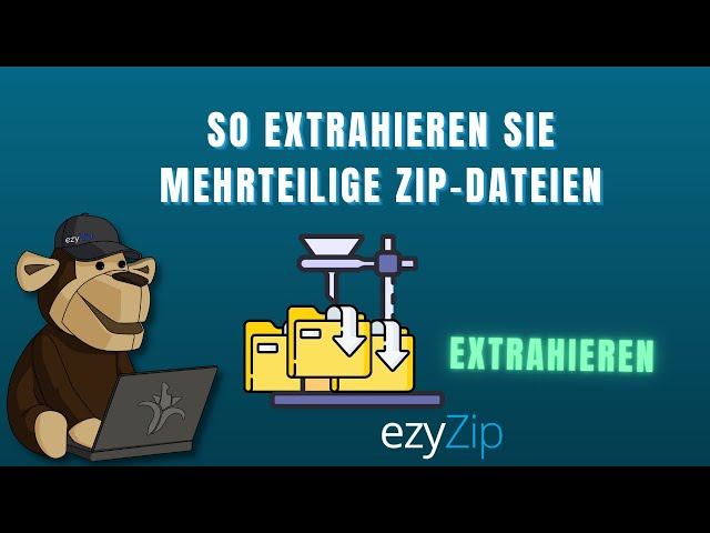 So extrahieren Sie Multipart-ZIP-Dateien (Z01, Z02 usw.)
