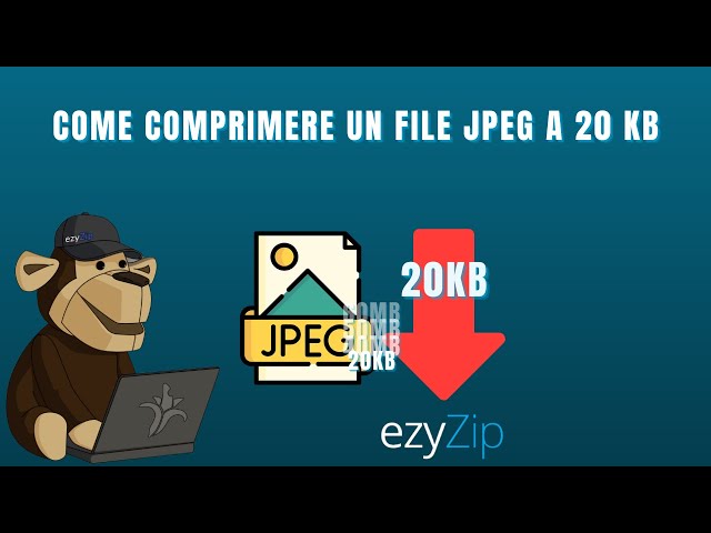 🖼 Come Comprimere JPEG a 20kb