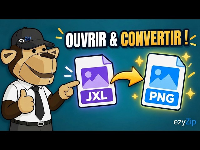 Comment convertir un JXL en PNG