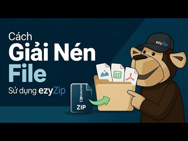 Cách giải nén tệp wdf1 trực tuyến với ezyZip (miễn phí, không cần cài đặt)