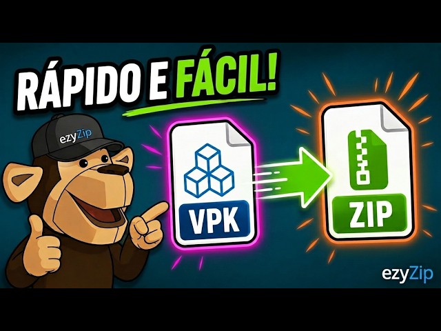 Como Converter VPK para ZIP