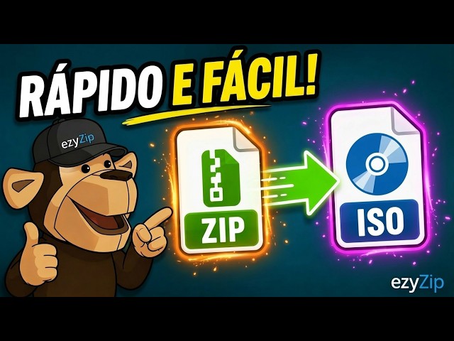 Como Converter ZIP para ISO