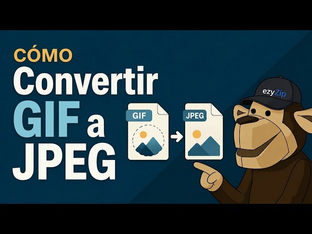 🖼 Cómo Convertir GIF a JPEG