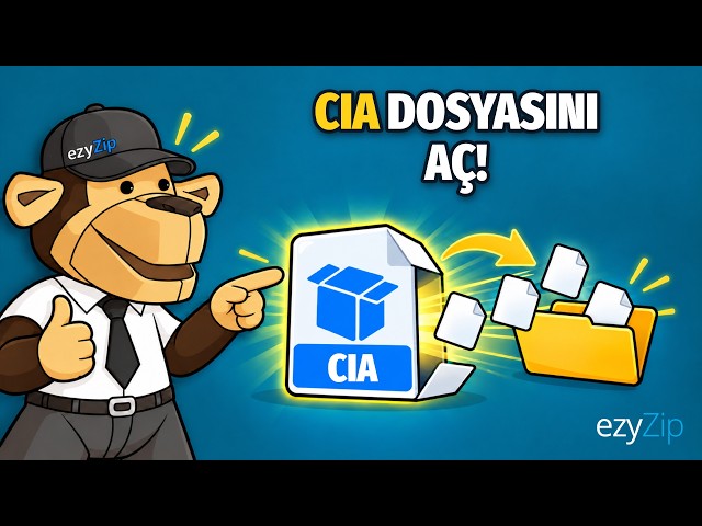 CIA Dosyaları Ücretsiz Nasıl Açılır ve Çıkarılır