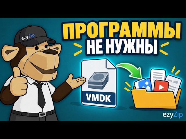 Как извлечь файлы VMDK онлайн бесплатно