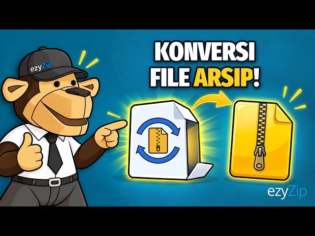 Cara Mengonversi File exe secara Online dengan ezyZip (Gratis, Tanpa Instalasi)
