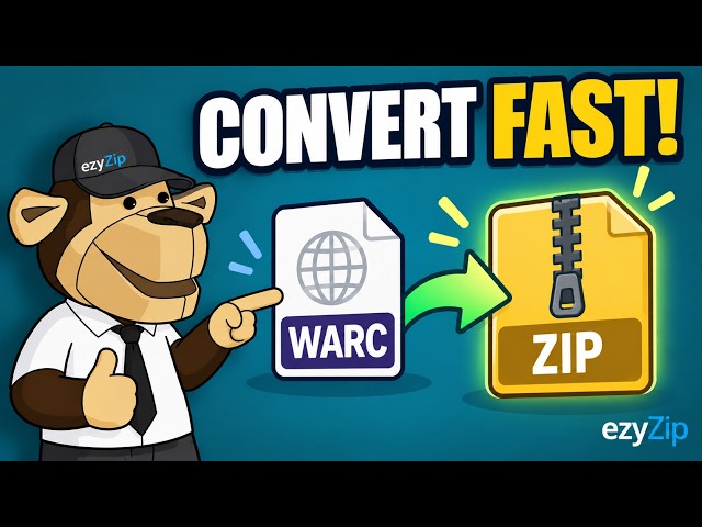 How to Convert WARC to ZIP