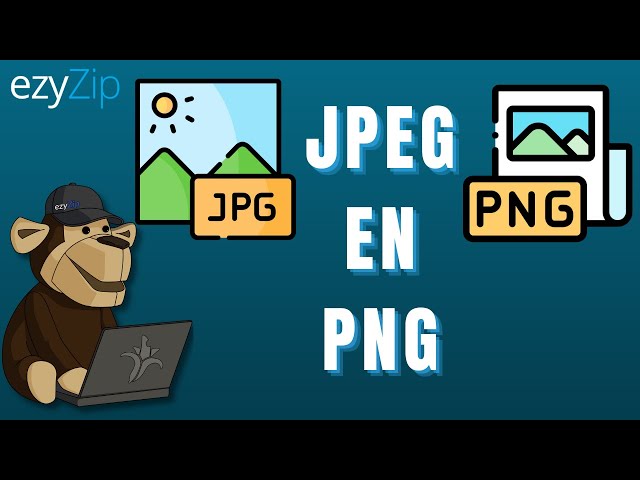 Comment convertir JPEG en PNG en quelques secondes !