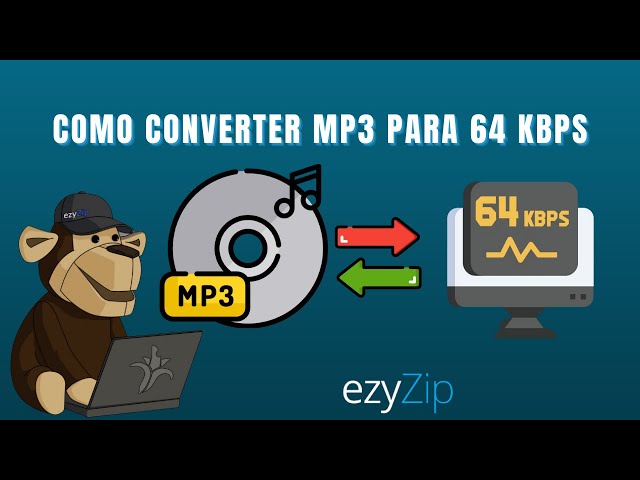 Converter a taxa de bits de MP3 para 64kbps (Guia simples)