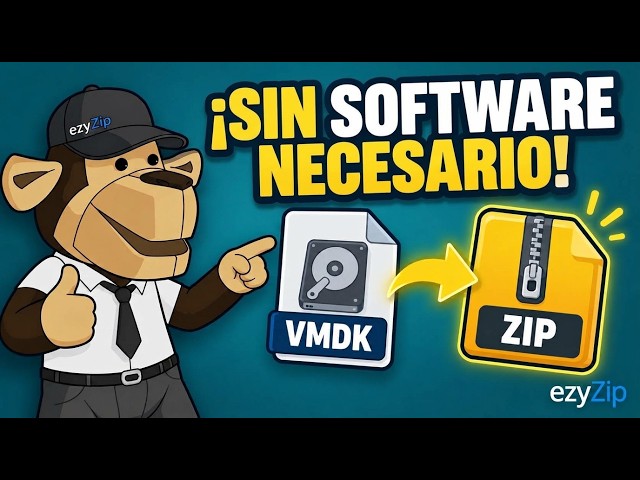 Cómo convertir VMDK a ZIP