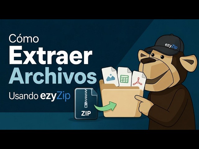 Cómo descomprimir archivos en línea con ezyZip (gratis, sin instalación)