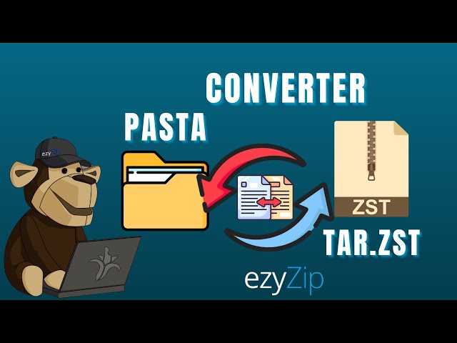 Como converter pasta em arquivo TAR.ZST