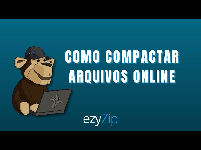 Como Compactar Arquivos Online Com o ezyZip 🐵 [ Guia Passo a Passo ]