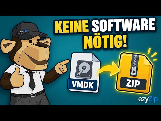 Wie man VMDK in ZIP konvertiert