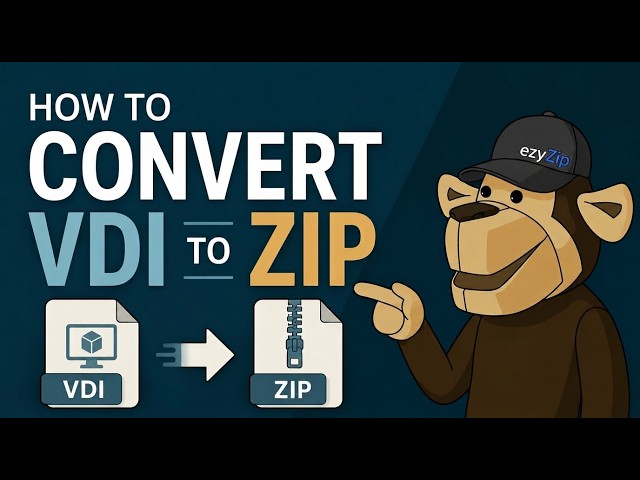 📀 How to Convert VDI to ZIP